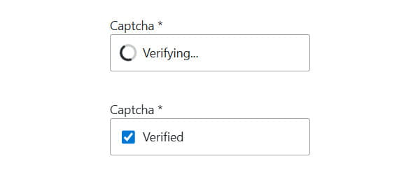 Captcha preview