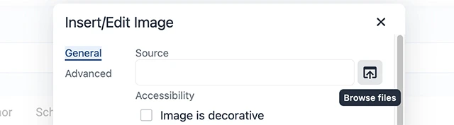 TinyMCE Media Manager integration