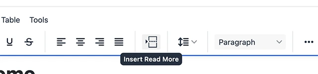 TinyMCE Read More integration